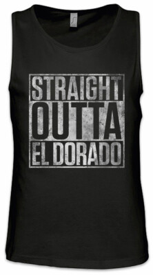 Straight Outta El Dorado Men Tank Top Fun City Gold