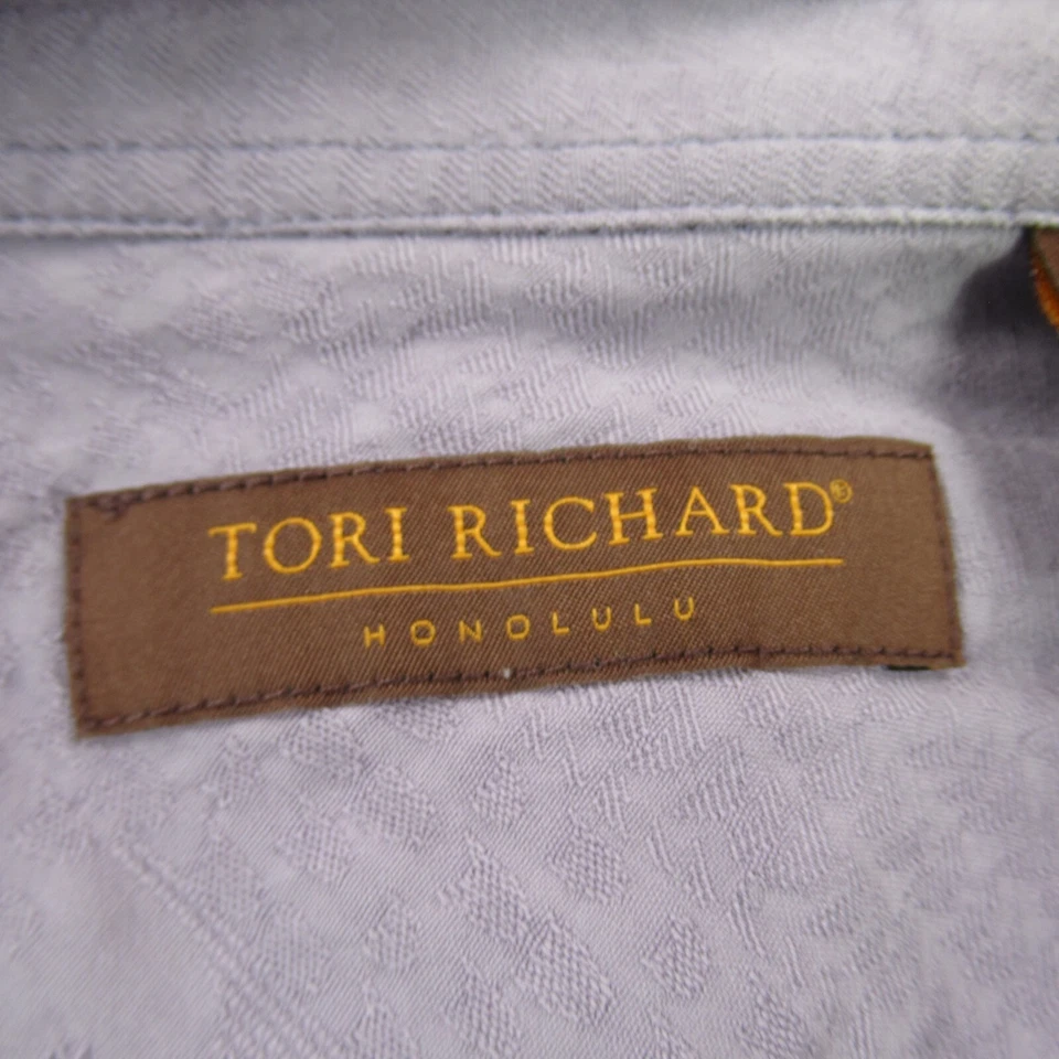 Tori Richard Shirt Mens XL Long Sleeve Button Front Lightweight - Image 3 of 4