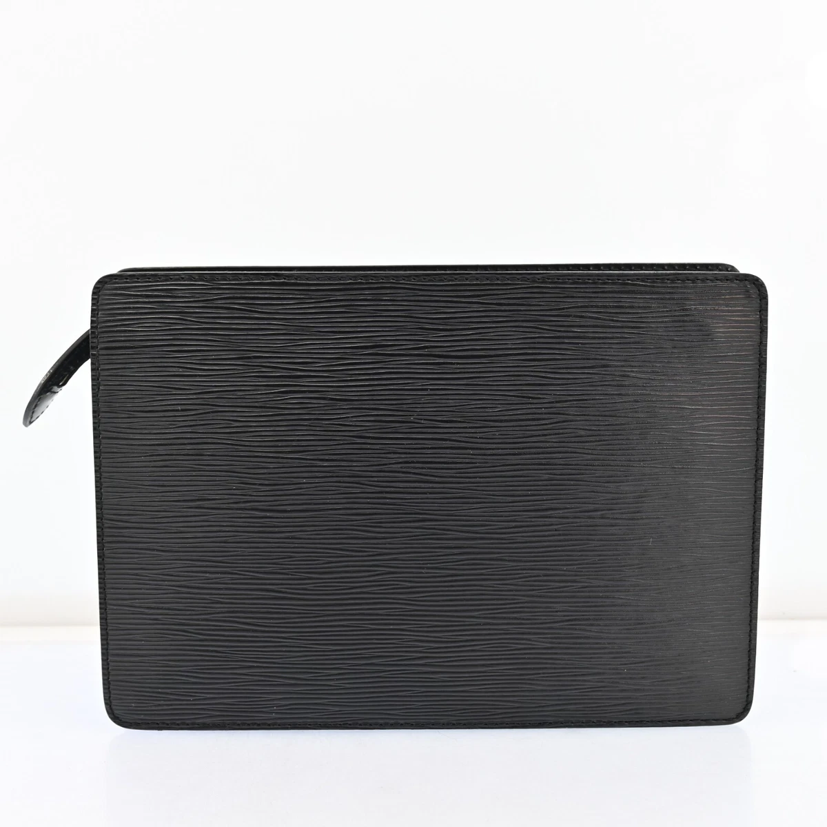 Louis Vuitton EPI Leather Pochette Homme in Black