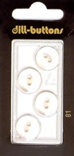 Dill Buttons ~ (0081) - 9/16" - 4 ct