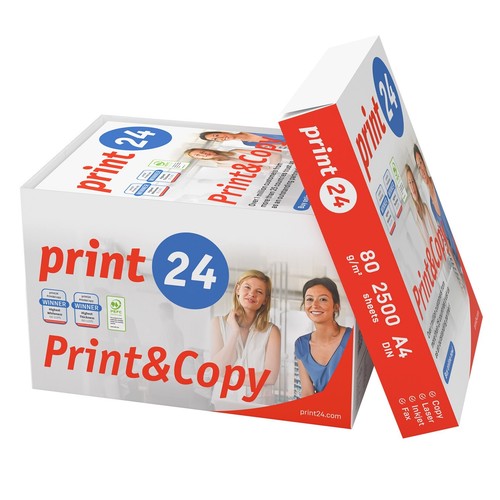 print24 Druckerpapier Kopierpapier 2500 Blatt A4 80g Hochweiß PEFC-Zertifikat - Bild 2 von 3