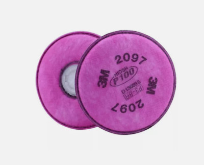 50packs=100pcs 2097 P100 filter for 3M 6200/6800/7502 Respirator