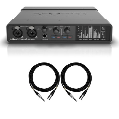 MOTU UltraLite-Mk5 18x22 USB-C Audio Interface w/ Mogami CorePlus Cables