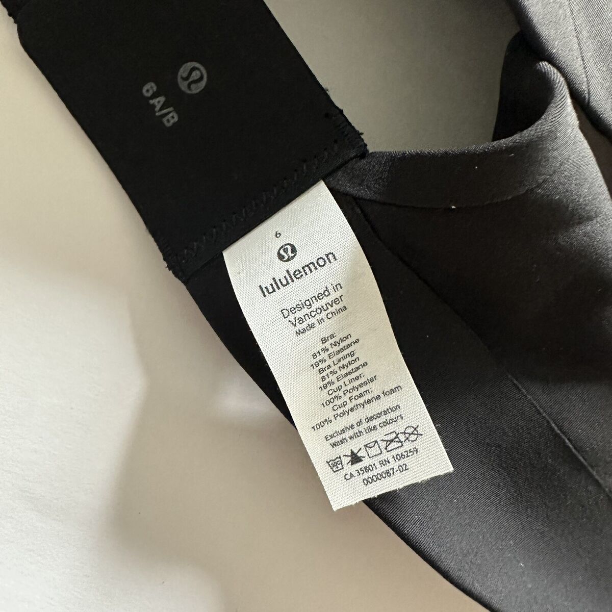 NWT Lululemon In Alignment Straight-Strap Bra *Light Support A/B Cup