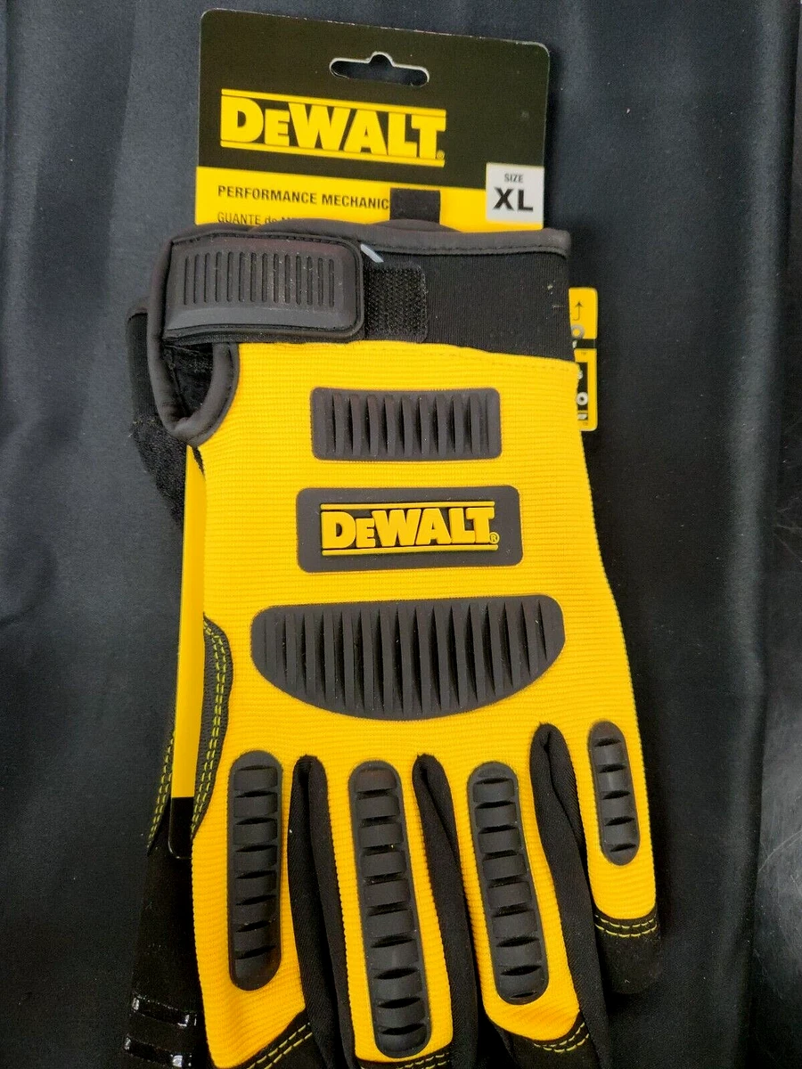 DeWalt Performance Mechanic Work Gloves - M - Yellow