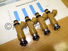 4x 700cc Top Feed Fuel Injectors for Subaru: Flow Tested & Cleaned
