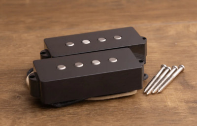 TONERIDER THE DUKE P2 PRECISION PICKUP für BASS FLAT POLES PU P2-F BLACK