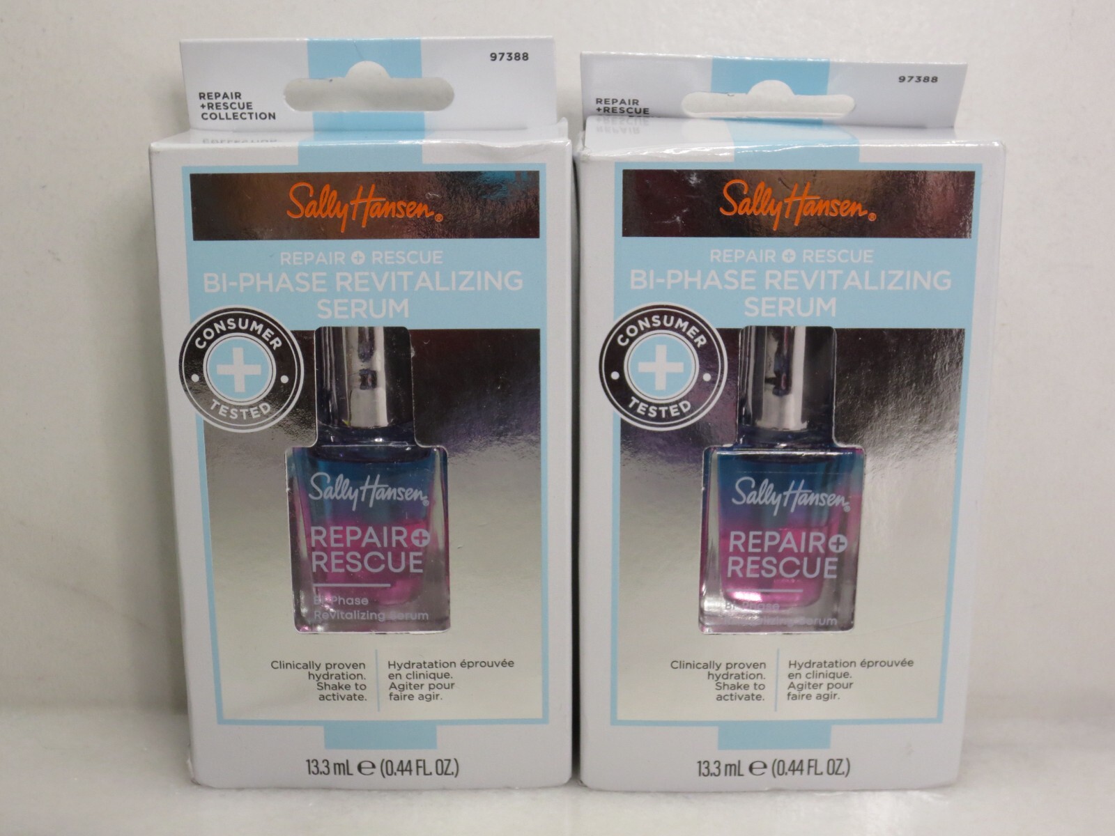 SALLY HANSEN REPAIR + RESCUE BIPHASE REVITALIZING SERUM 0.44 OZ LOT