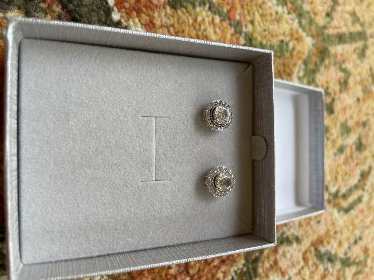 Zales white sapphire earrings deals