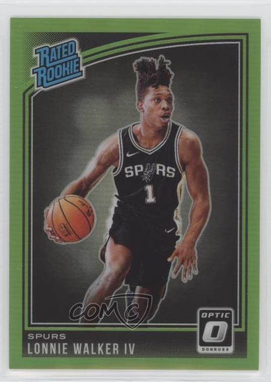 2018 Donruss Optic Rated Rookie Lime Green Prizm /149 Lonnie Walker IV #174 k7n