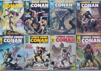 Savage Sword Of Conan 2, 3, 5, 7, 9, 10, 12, 17 Marvel Curtis Magazines