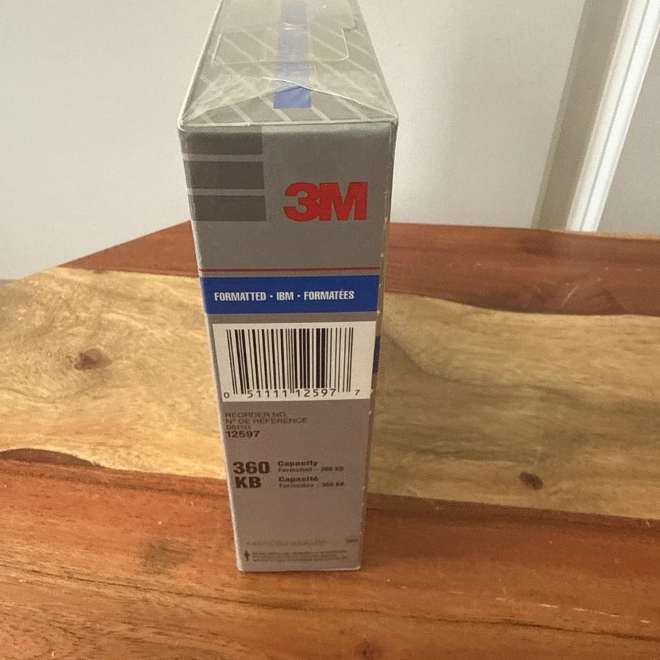 3M 10 件装双面/双密度 5 1/4 英寸软盘,全新旧库存 — 第 2/4 张图片