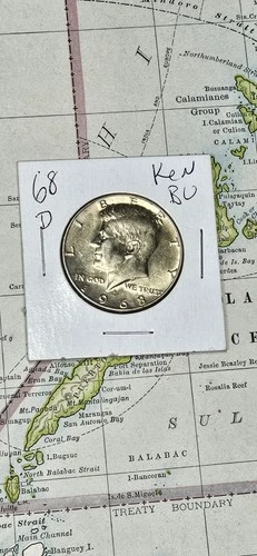 40% Silver 1968 Kennedy 50c UnCirculated Mint State