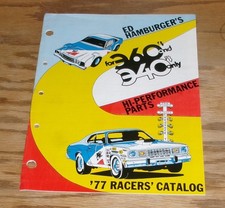 Original 1977 Ed Hamburger 340 360 Engine Hi-performance Parts Racers Catalog Original 1977 Ed Hamburger 340 360 Engine Hi-performance Parts Racers Catalog