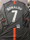 Cristiano Ronaldo Signed Autograph AUTO MAN U Soccer Jersey BECKETT BAS COA  R04