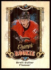 2008-09 Upper Deck Champ's Brett Sutter RC RC #138