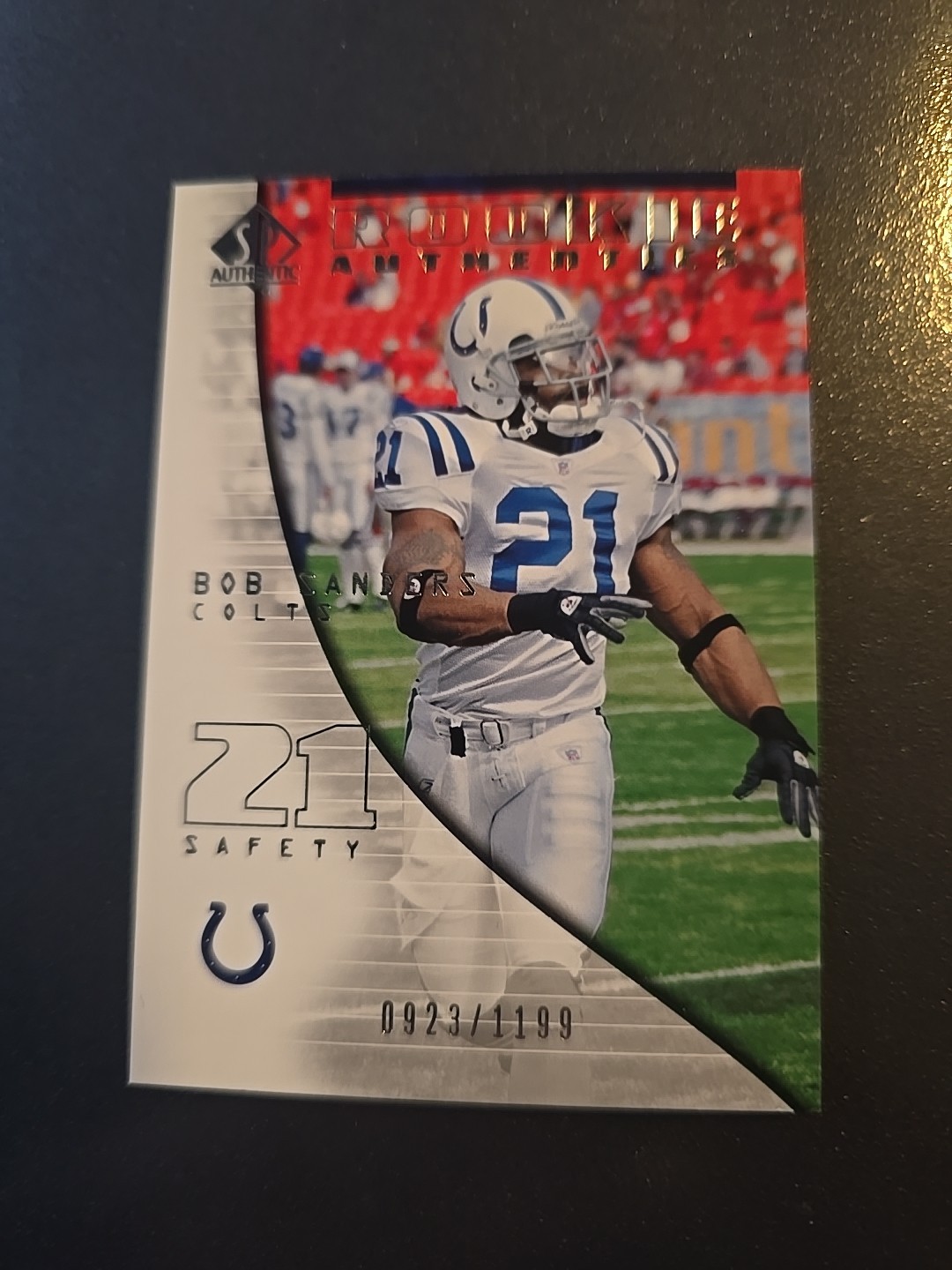 Super Rare 2004 SP Authentic - Rookie Authentics Bob Sanders #146 /1199 (RC)