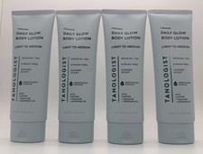 Lot of 4 Tanologist Daily Glow Hydrating Gradual Tan Lotion Light To Medium 8.4