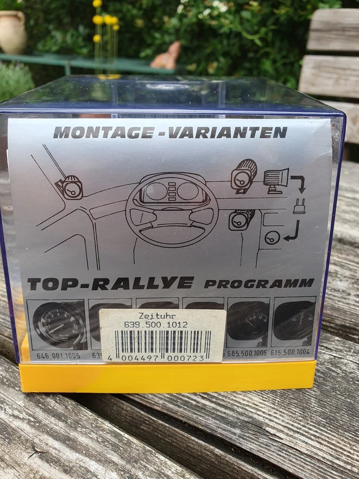 Motometer Quarz Uhr Vintage Rallye Zeituhr - Bild 2 von 4