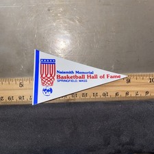VTG Mini Naismith NBA HOF Hall of Fame Massachusetts Pennant Magnet 1980-1990's