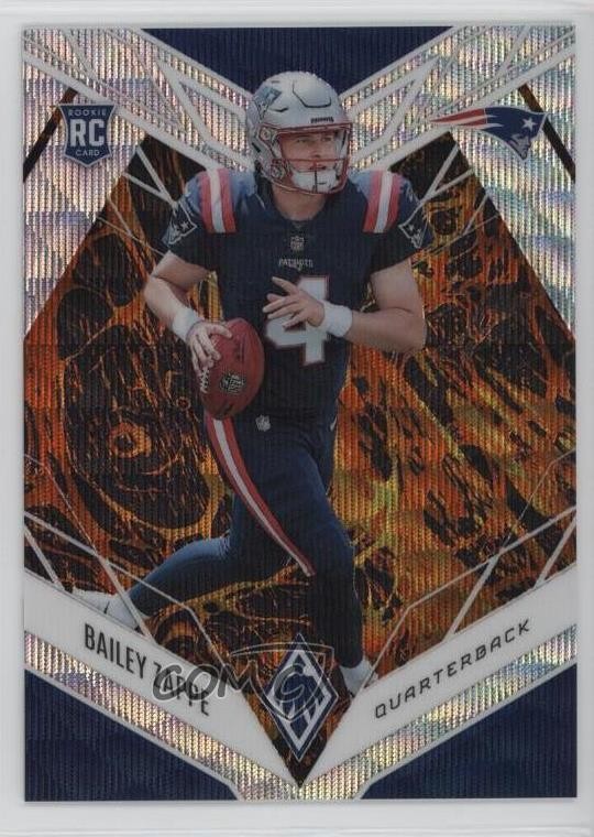 2022 Panini Phoenix Rookies Lava 70/175 Bailey Zappe #129 rp9