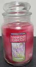 New Yankee Candle Jar Lavender Large Jar 22oz Free Shipping
