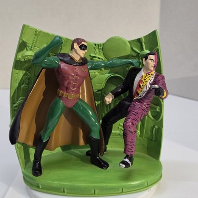 Batman Forever Robin and Two Face Cold-Cast Statue Applause Inc 1995