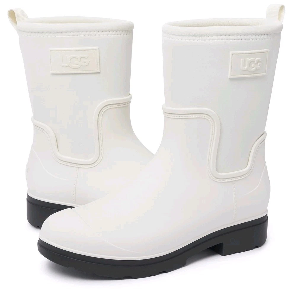 White UGG Rain Boots for Women for sale | eBay