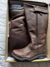 BNIB Kanyon X-Rider wide calf riding boots brown leather brand size 8 wide