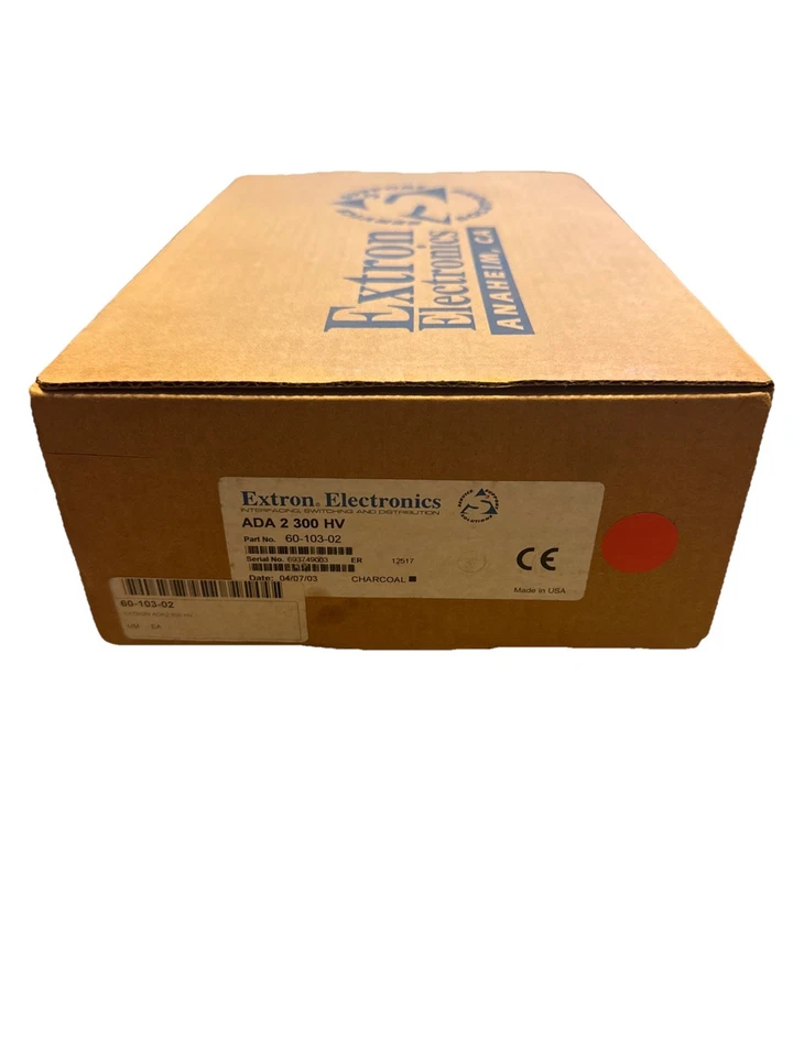 EXTRON ADA 2 300 HV ANALOG DISTRIBUTION AMPLIFIER NEW - Image 2 of 2