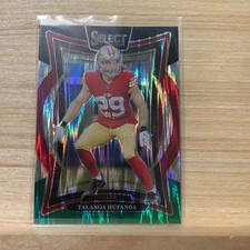2024 Panini Select - Concourse Talanoa Hufanga #46 Black & Green Shock Prizm A2
