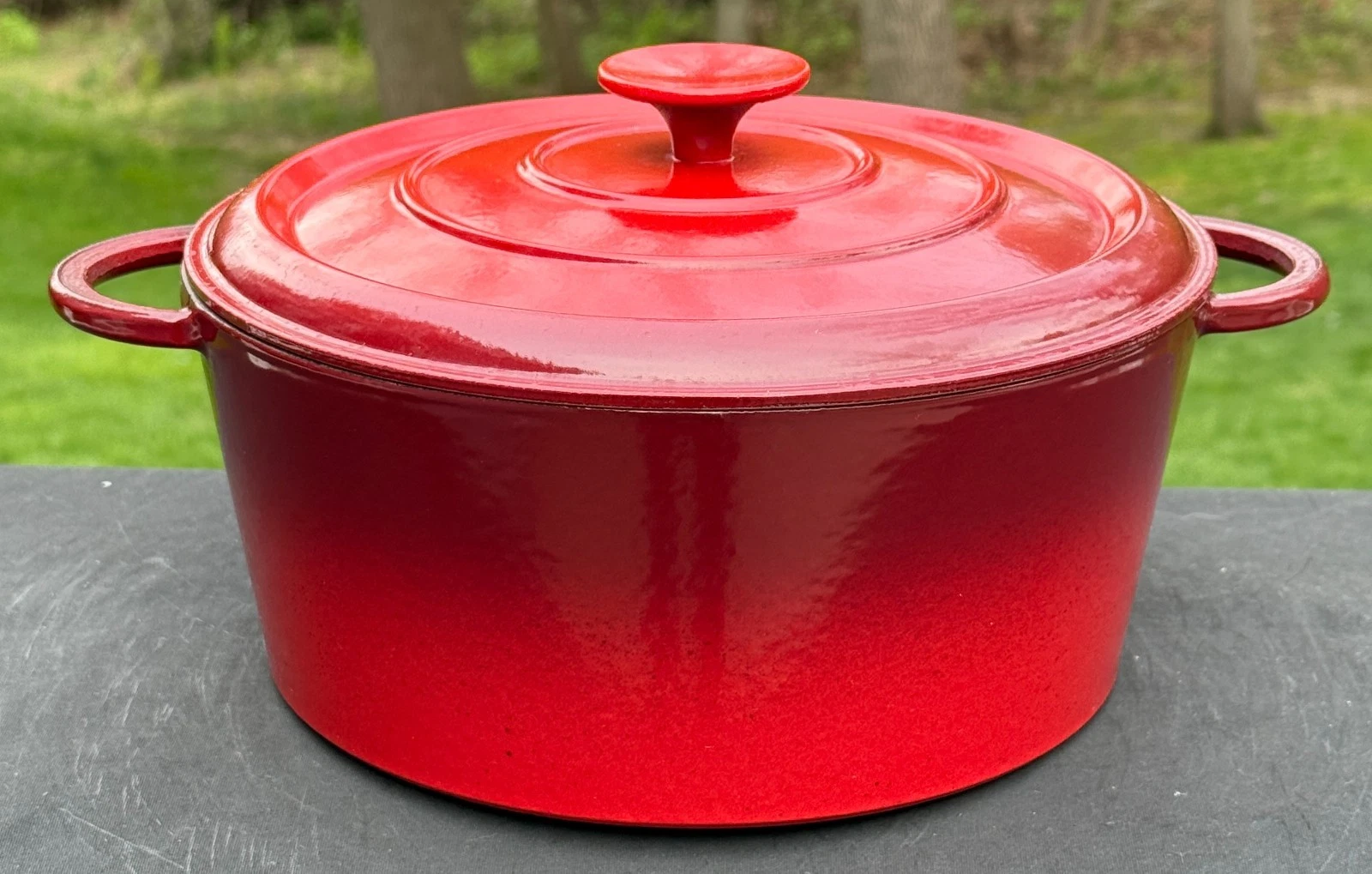 Staub Basix Red Cast Iron 26 Dutch Oven 5-1/2 Quart