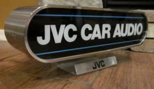 vintage JVC CAR AUDIO light lighted store dealer stereo advertising sign COOL!!