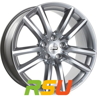 CMS C27 racing silver 7x17'' ET53 LK5 114.3 ML 67.2 Alufelgen 17 Zoll