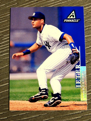 DEREK JETER 1998 PINNACLE CARD#64       N.Y. YANKEE HOF