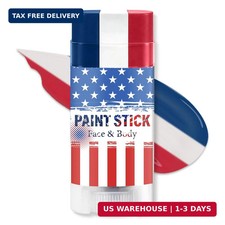 Red White and Blue Face Body Paint Stick - Patriotic Pride 4th of July Accessori