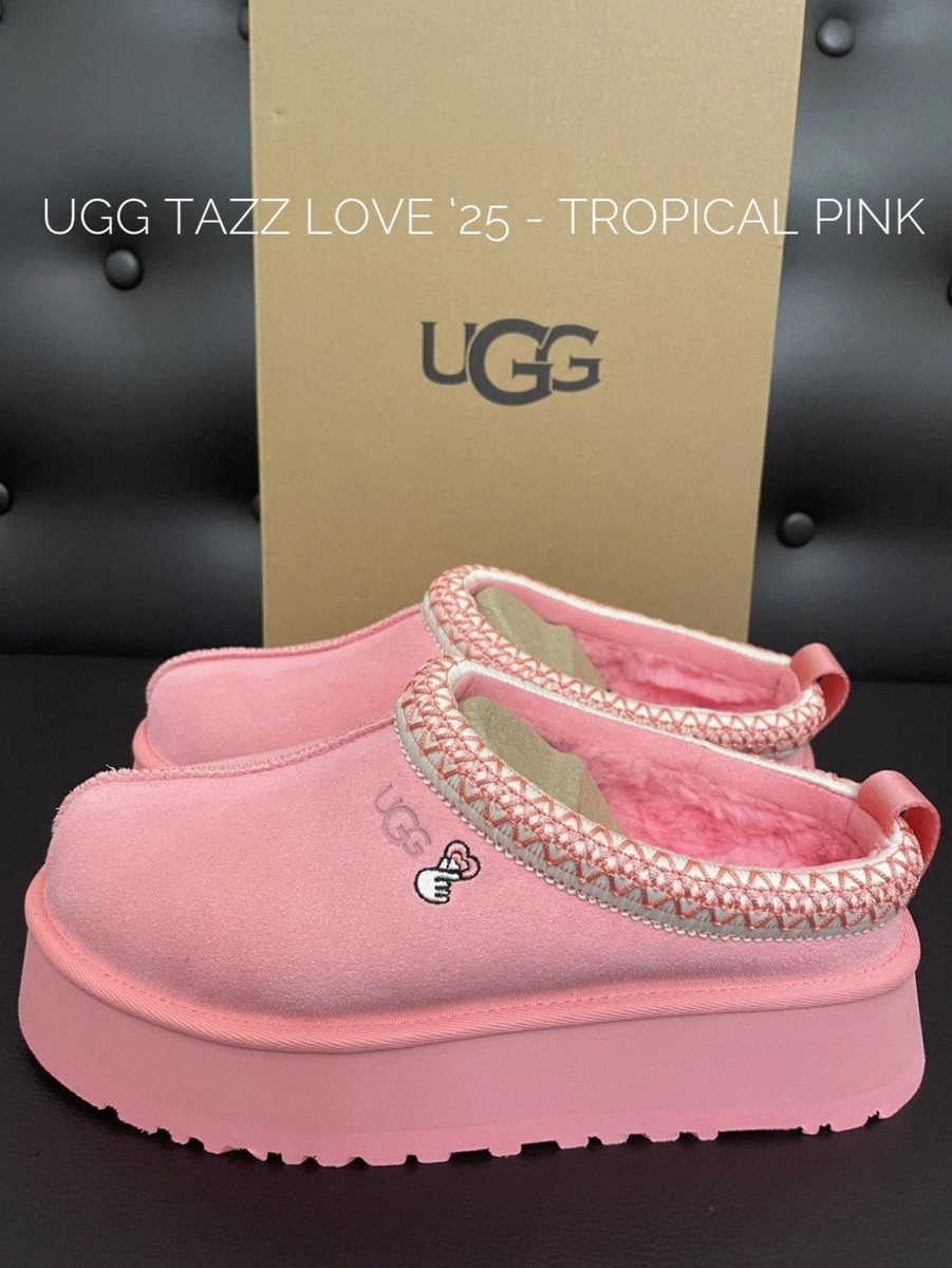 Ugg Tazz Love '25 in Tropical Pink | Women's Slipper size 7US or
