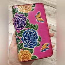 New Pink Floral Wallet