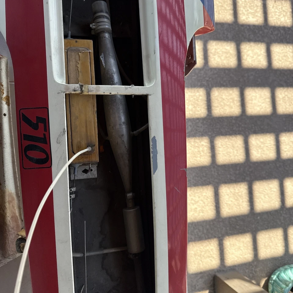 Vintage 45” Shovel Nose Hydro RC W/Custom Tune Pipe & Running Hardware - Image 4 of 4