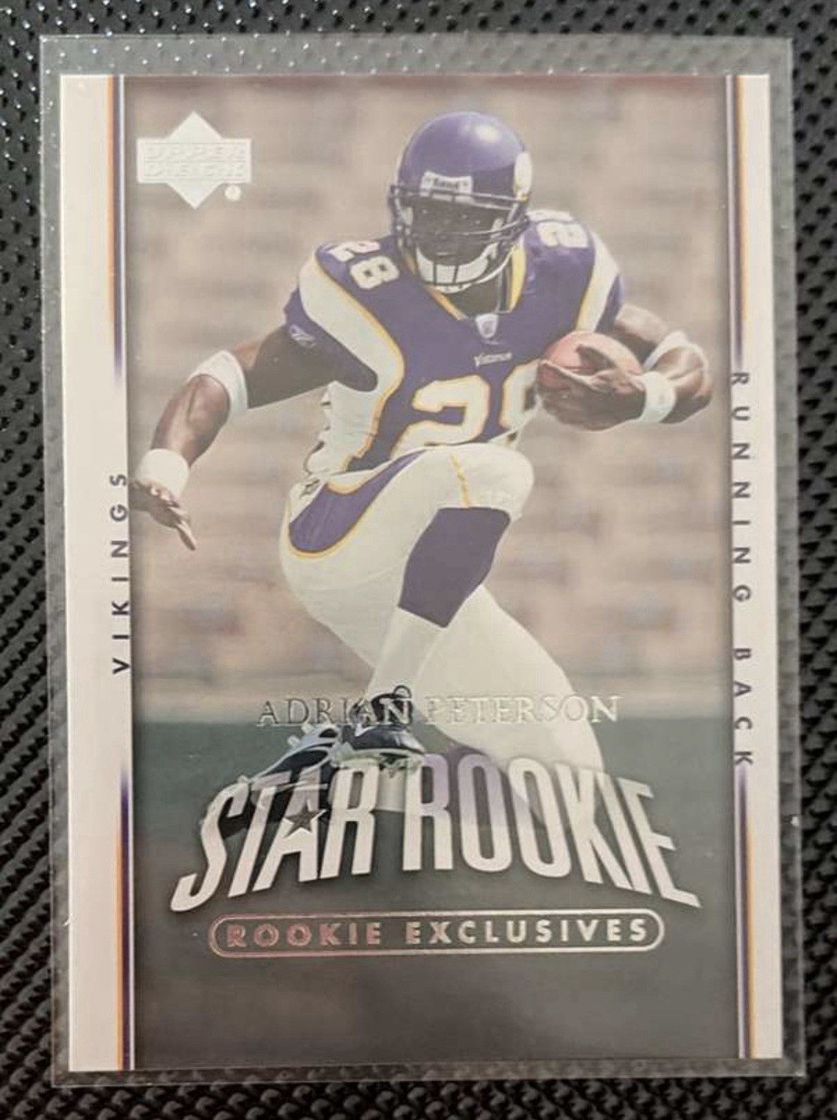 Upper Deck 2007 Adrian Peterson Star Rookie Insert Rookie #279 Minnesota Vikings