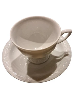 Rosenthal Classic Tasse et Soucoupe 2 pièces Porcelaine Blanc - Photo 1/2