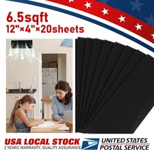 20 PCS Universal Ceiling Fan Filters Air Purifier Pads Trap Dust Odors Allergens
