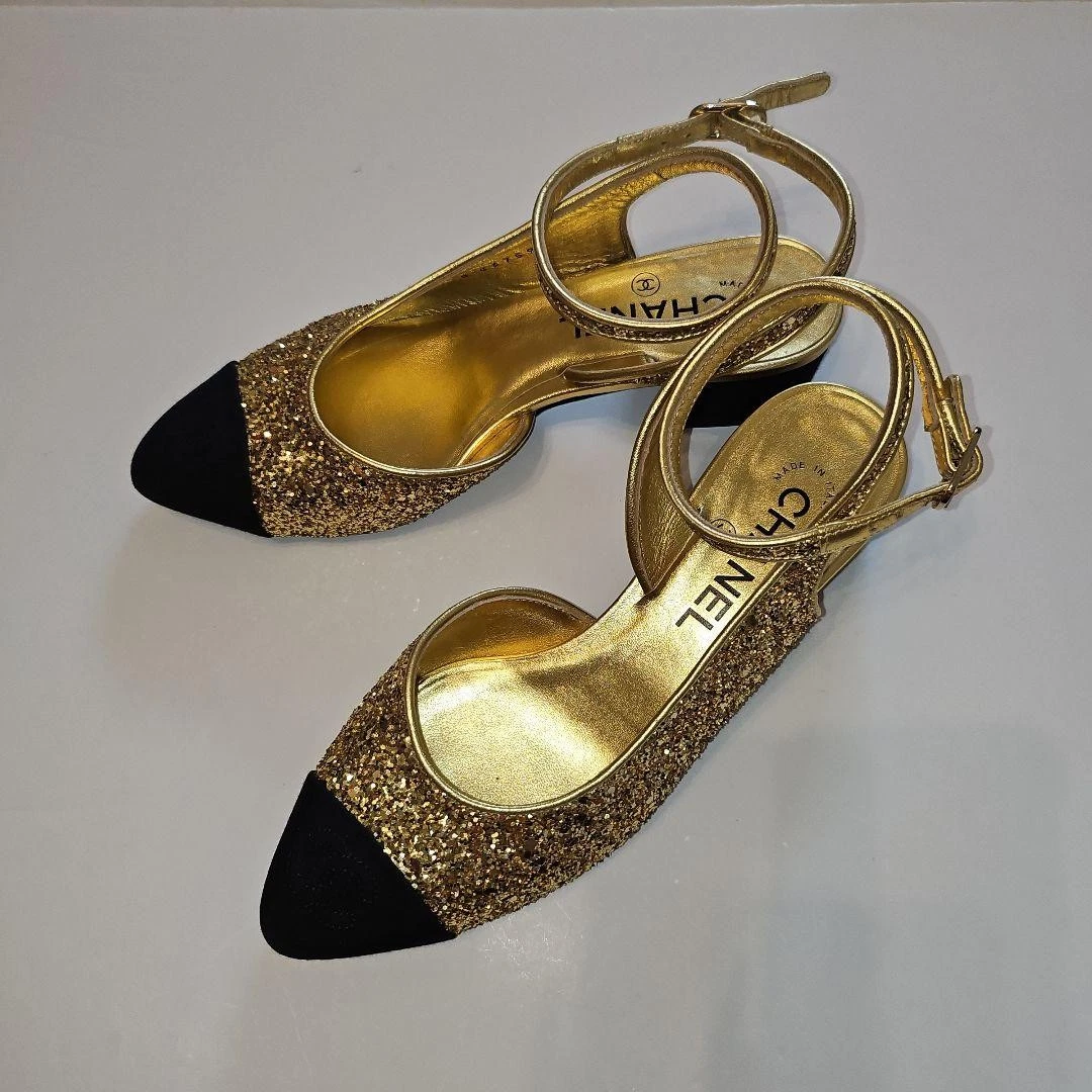 CHANEL Glitter Sandals for Women for sale | eBay