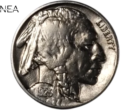 1925 Buffalo Nickel ~ Borderline Uncirculated (Choice AU++)