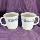 VINTAGE Set of 2 Corning Corelle OLD TOWN BLUE ONION Tea Cup Coffee Cups