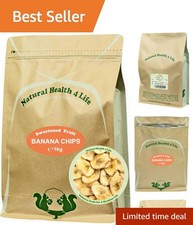 Fresh 1kg Banana Chips - , Gluten Free, Perfect for Snacking & Baking 18.00 per kilo