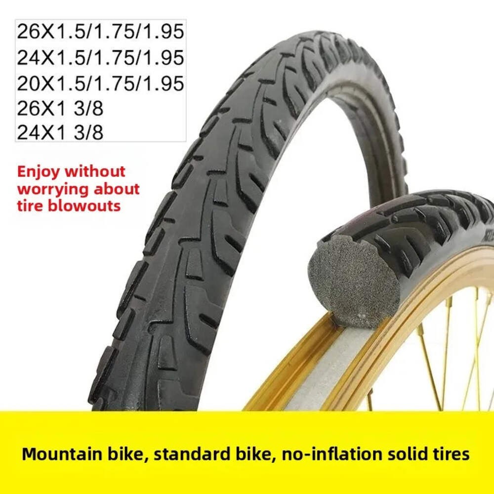 26-Inch Tire for Bicycles 26x.95 Iatable Tire 24/26x 3/8 Bicycle Tire with Inner