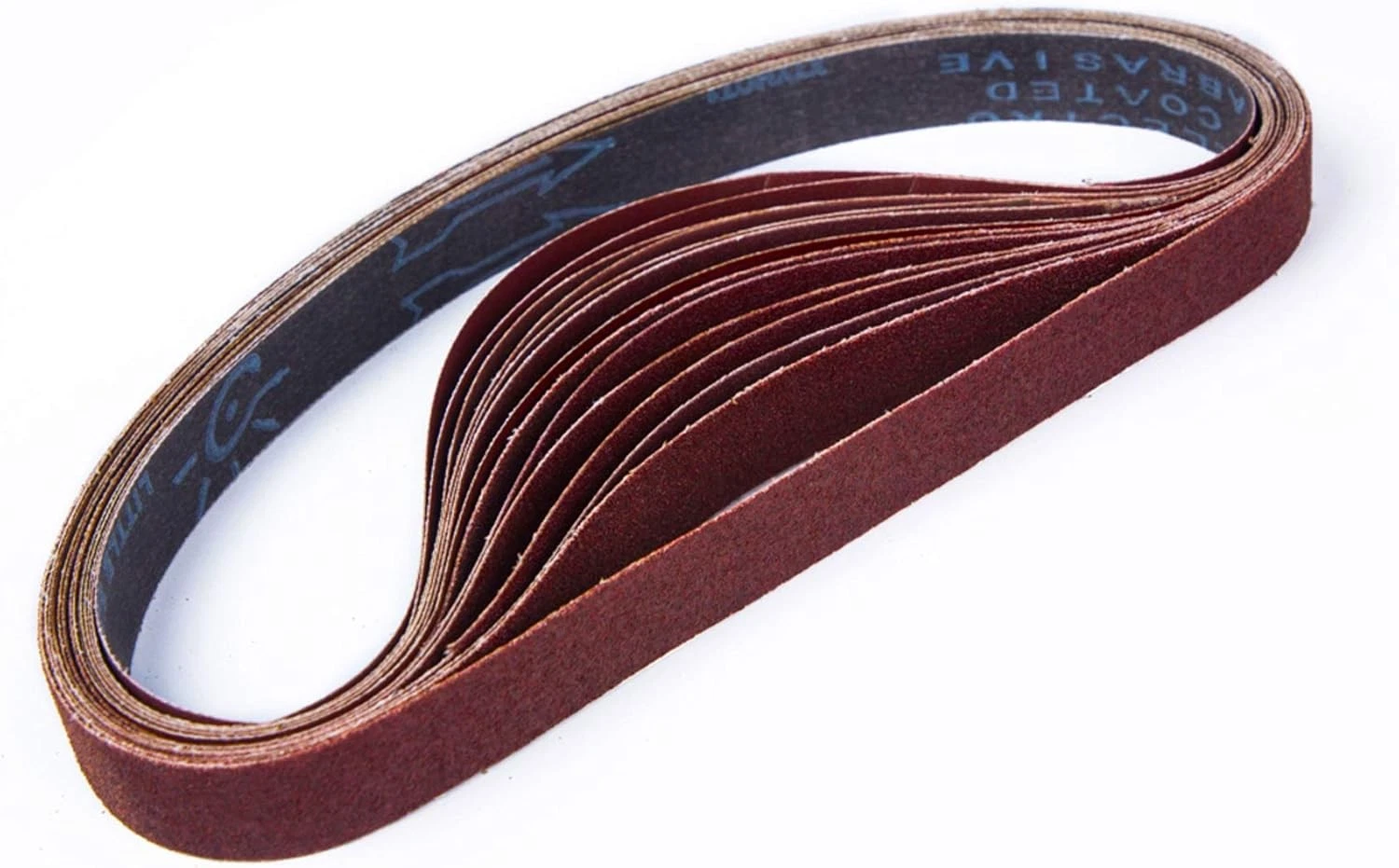 schleifbänder 25 x 762 mm,schleifband set je 3 x korn 80/120/150/240/400 für bandschleifer schleifmaschine, zum schleifen, feilen, schärfen und entrosten 15 stück