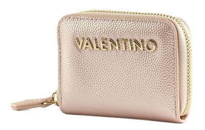 VALENTINO Divina Coin Purse Geldbörse Rosa Metallizato rosa Neu