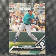 2024 Topps NOW Road to Opening Day Jorge Polanco OD-140 Seattle Mariners